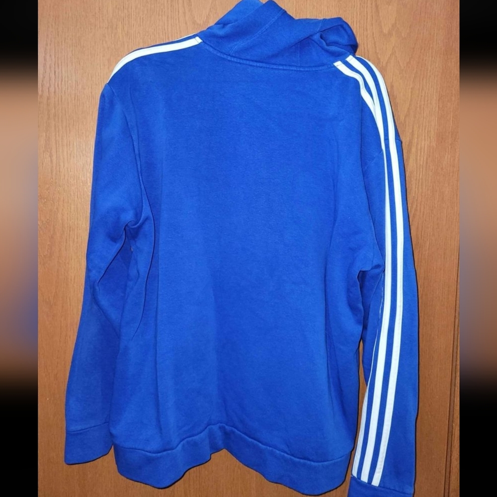 Men's L Adidas Hooded Sweatshirt - Picture 2 of 5